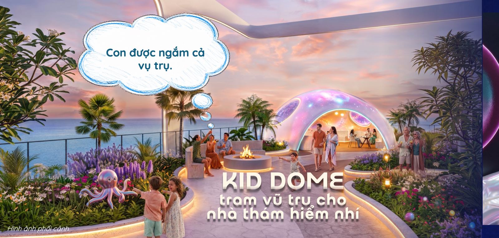 Kid Dome trạm vũ trụ cho trẻ em
